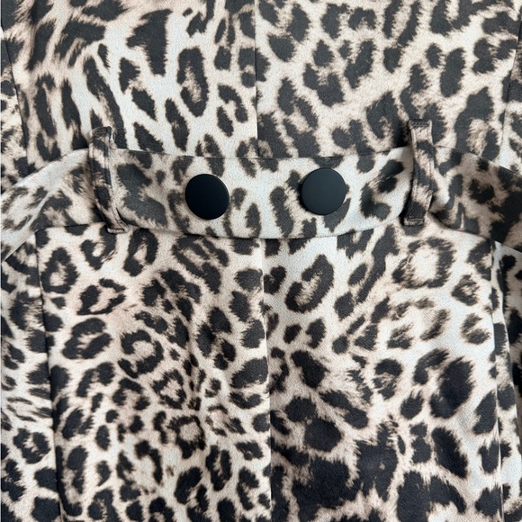 NWT Cabi Sophia Jacket Leopard Animal Print Long Blazer Coat New $229 Size XL - Picture 9 of 16